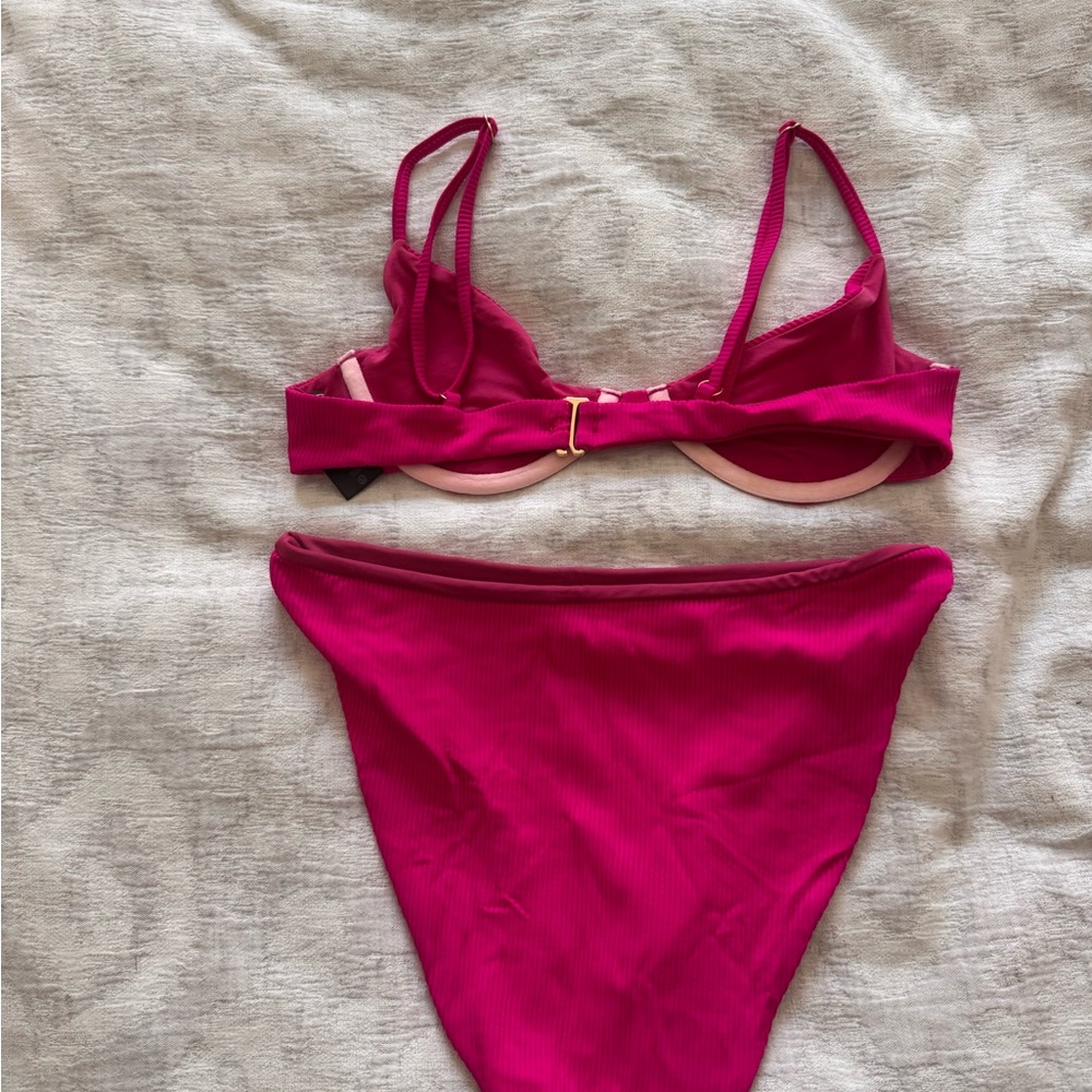Beach Riot Pink Bikini Set - Picture 5 of 5